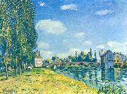 Brucke von Moret im Sommer Alfred Sisley
